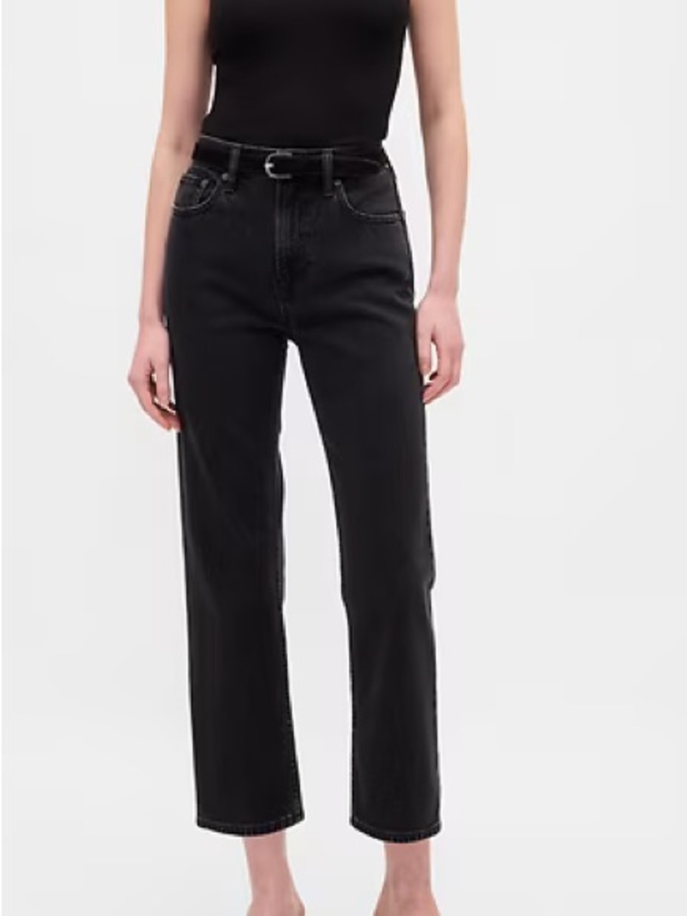 Gap Black 90s Straight High RiseJeans 31/12S